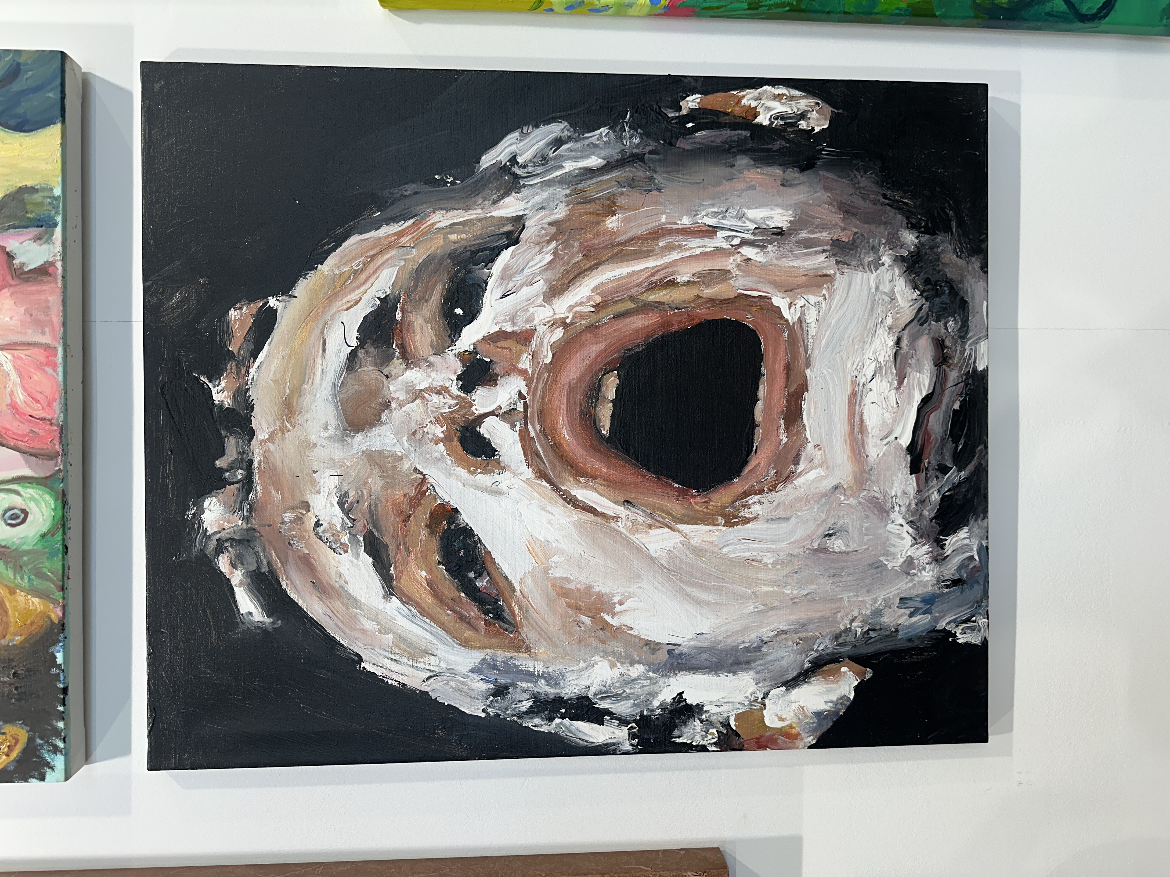 Tall arched Art Deco window with decorative metalwork — London