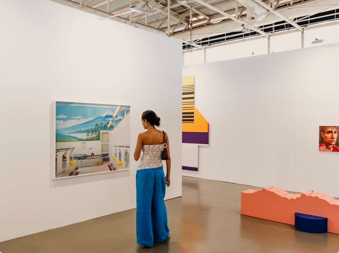 Tall arched Art Deco window with decorative metalwork — London