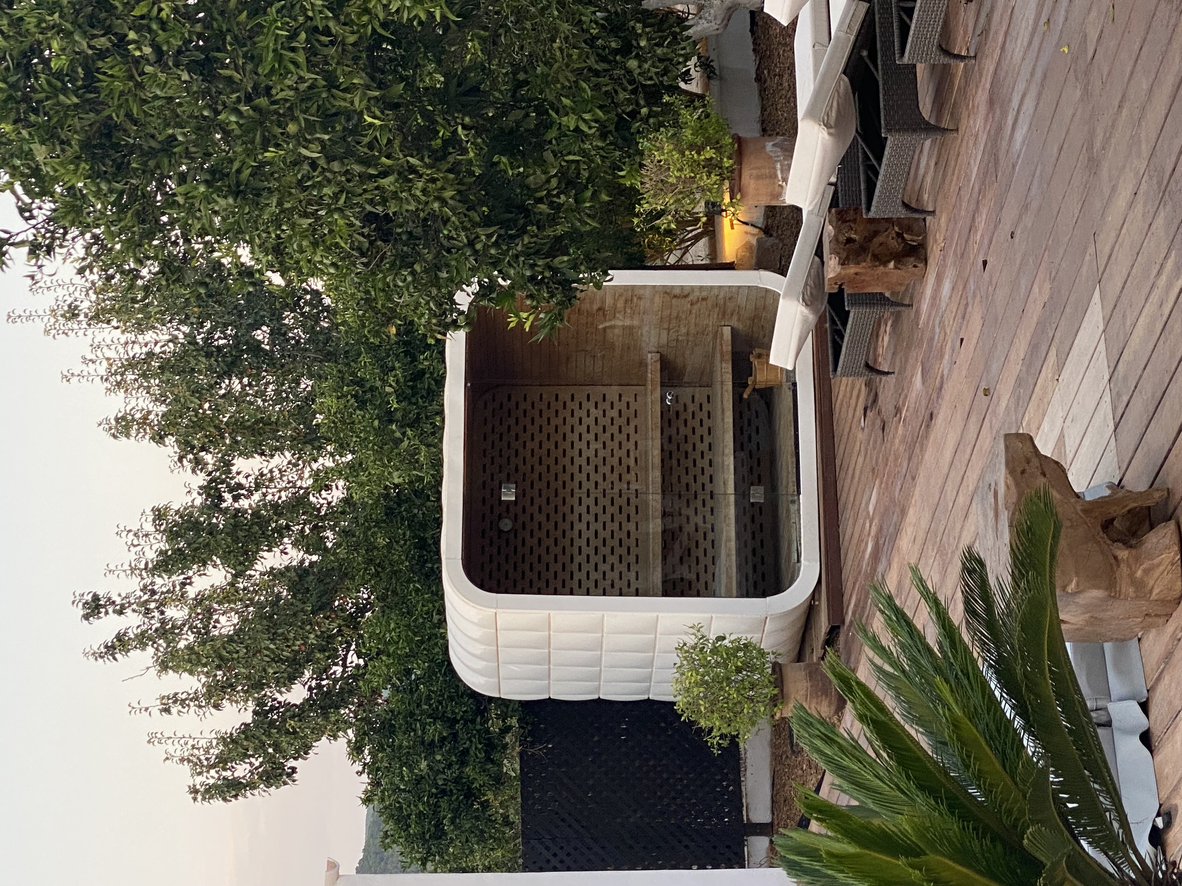 Tall arched Art Deco window with decorative metalwork — London